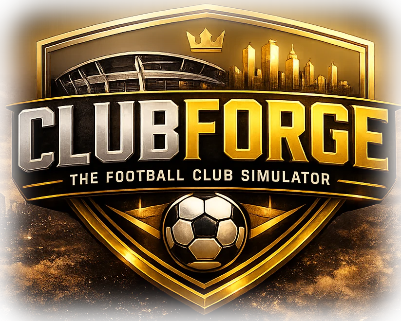 Clubforge — Wappen mit Stadion und Skyline